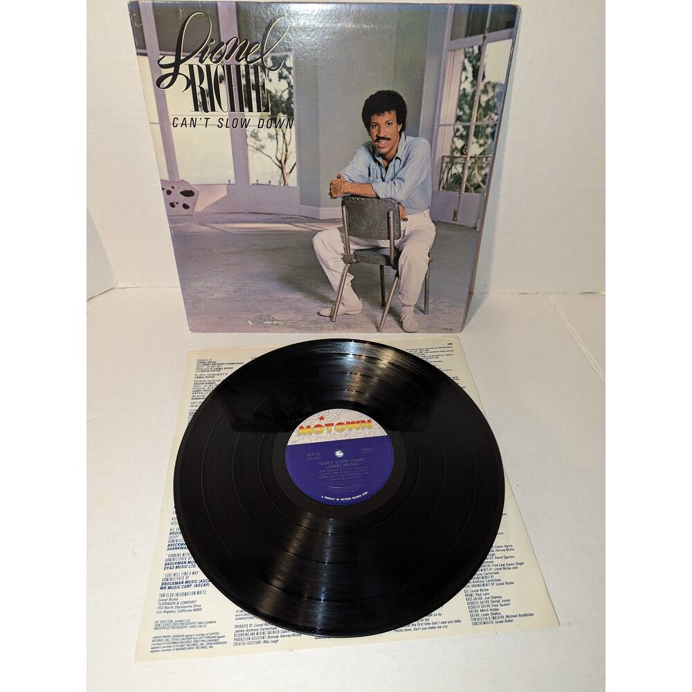 Vth 1983 Lionel Ritchie Can’t Slow Down Vinyl Album Motown Record 6059ML